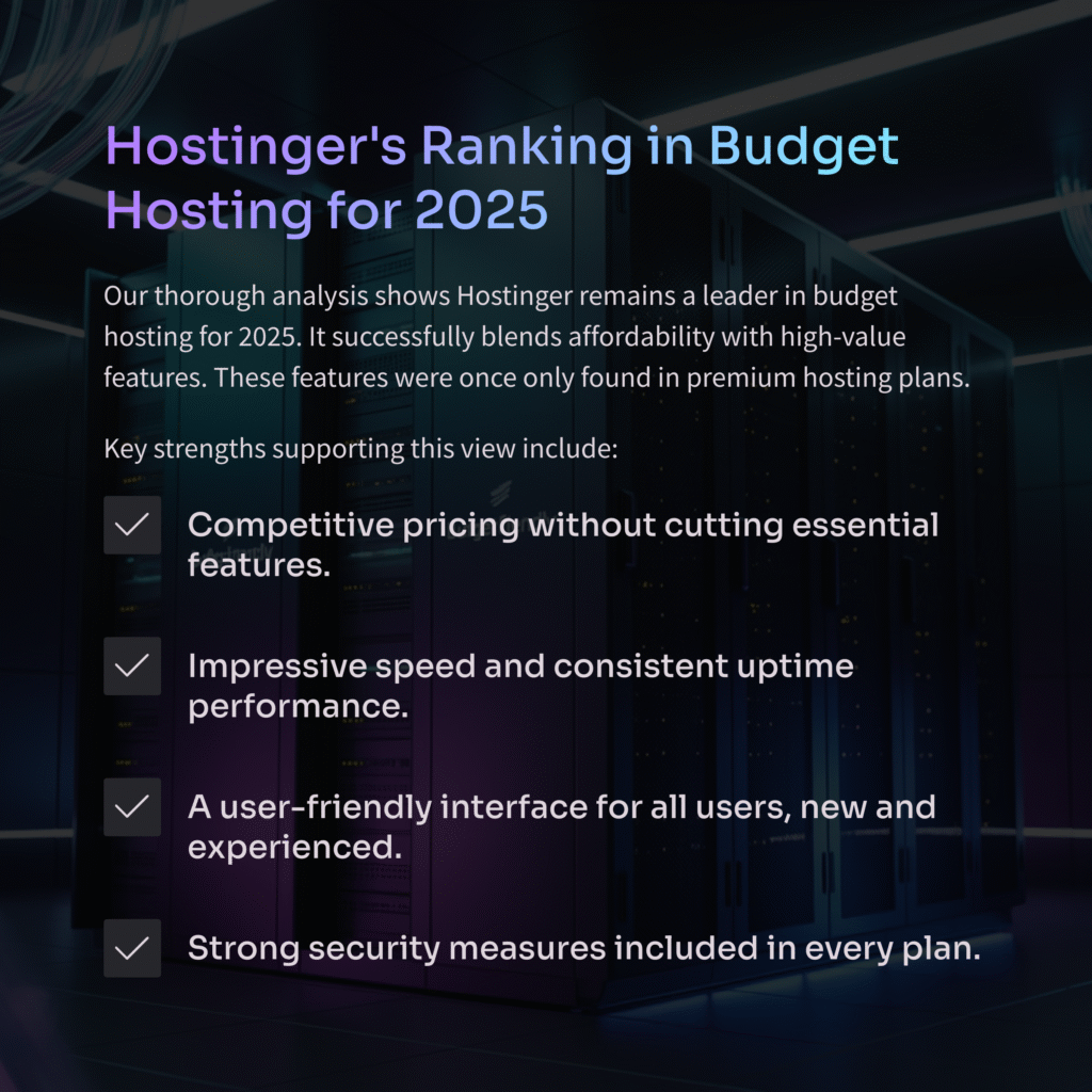 Hostinger AI Features Summary - Website Performance Boost